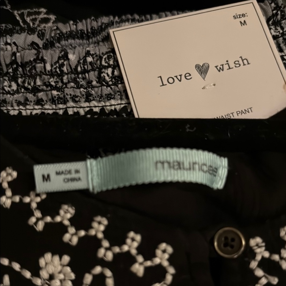 Maurices Black Tunic with Silver Embellishments - Picture 3 of 4